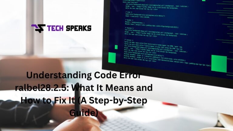 "code error ralbel28.2.5"